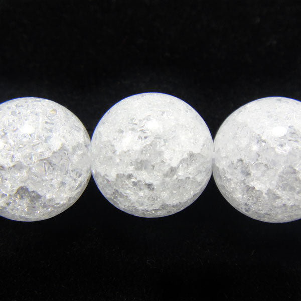 Cracked Glass 10mm Beads