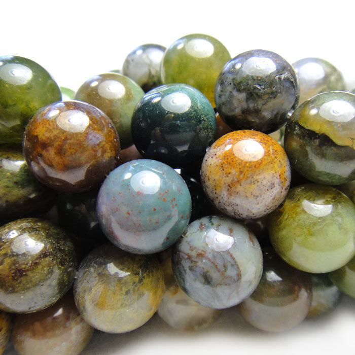 Fancy Jasper Round 10mm Beads