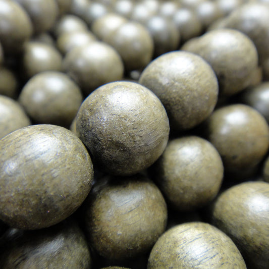 Greywood Round 10mm Wood Beads