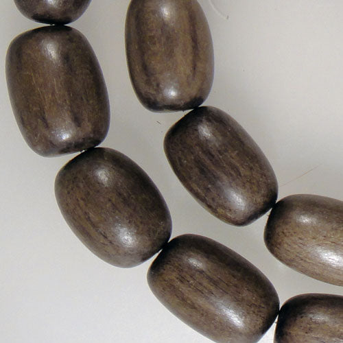 Greywood Oval Wood Beads