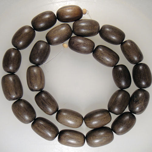 Greywood Oval Wood Beads