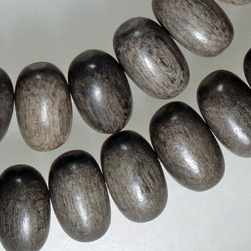 Greywood Oval Wood Beads (Side Drilled)