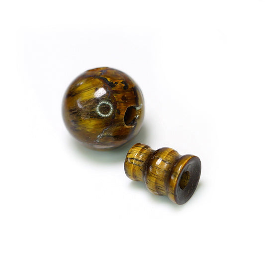 Tiger Eye Guru Bead 10mm