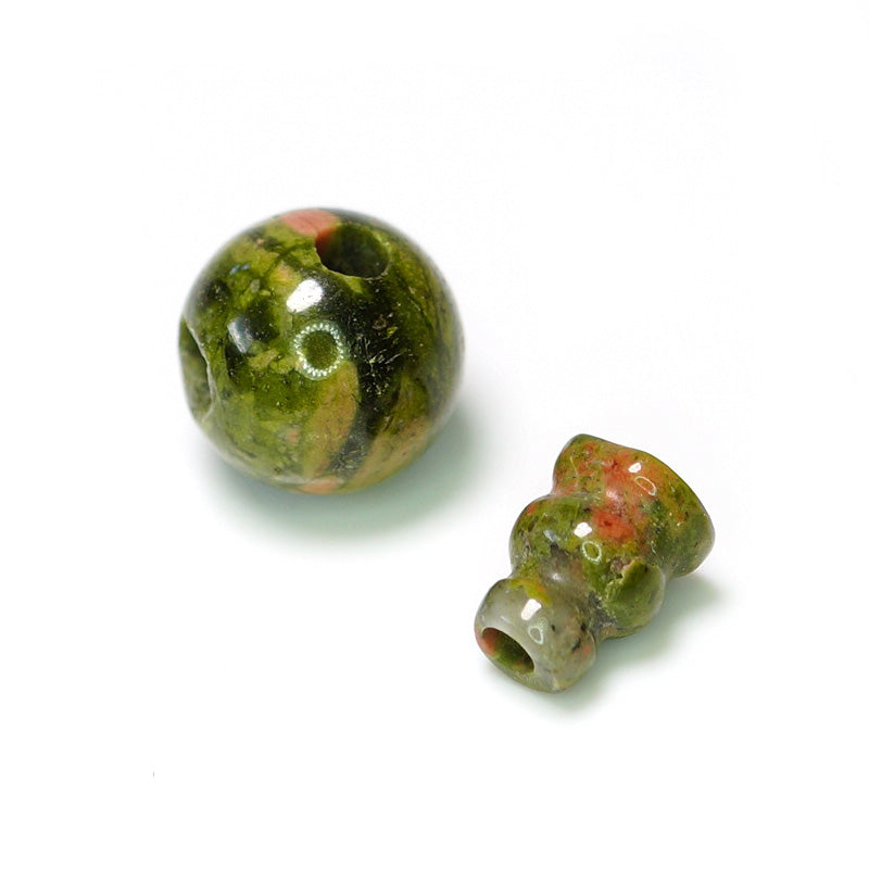 Unakite Guru Bead 10mm