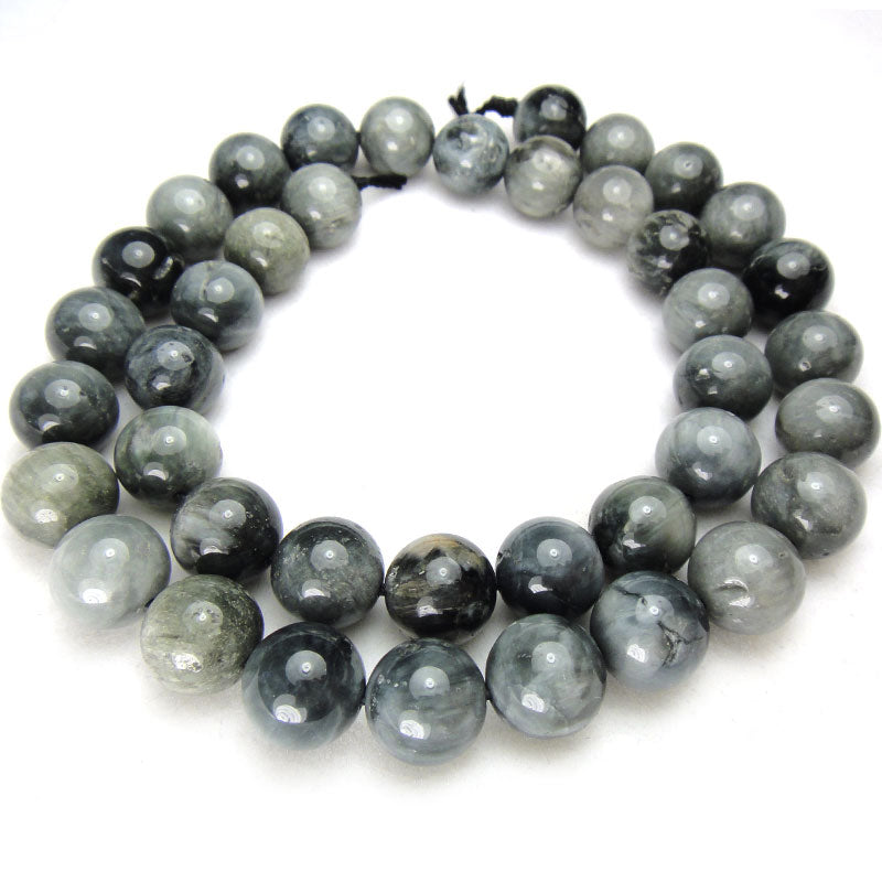 Hawk's Eye 10mm Round Beads