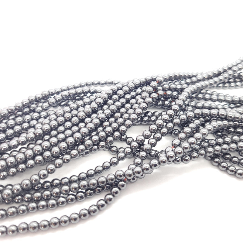 Hematite 3mm Round Beads