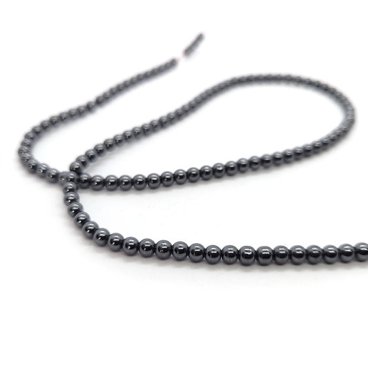 Hematite 3mm Round Beads