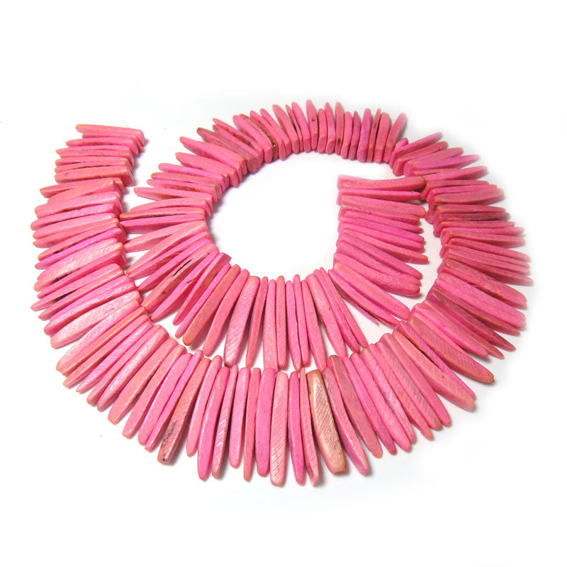 Coco Stick Beads Pink 25mm