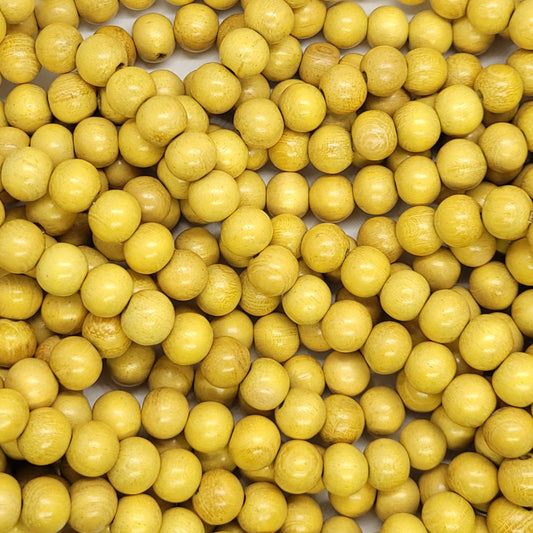 Nangka 10mm Round Wood Beads