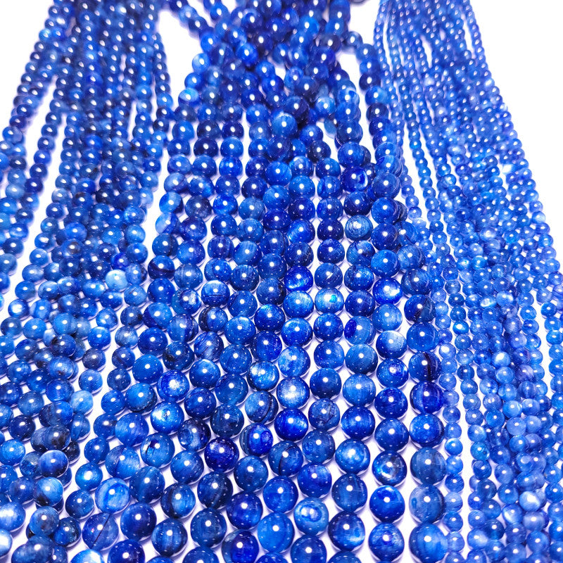 Blue Kyanite Round Beads