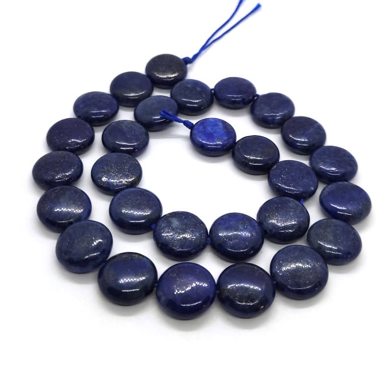 Lapis Lazuli 14mm Coin Beads 