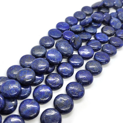 Lapis Lazuli 14mm Coin Beads 