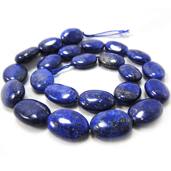 Lapis Lazuli 13x18mm Puffy Oval Beads