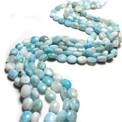 Larimar Oval 7x9mm Beads