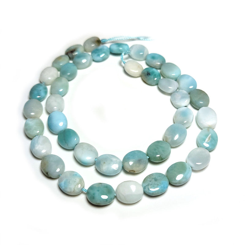 Larimar Oval 7x9mm Beads