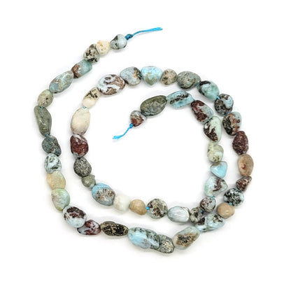 Larimar Nugget Beads