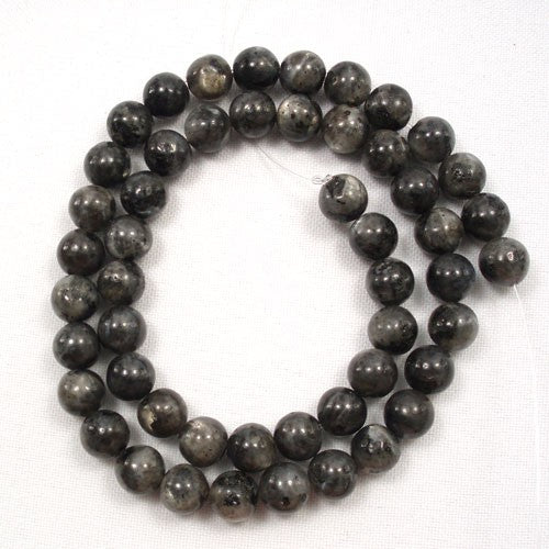 Larvikite 8mm Round Beads