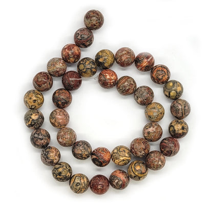 Leopardskin Jasper 10mm Round Beads 