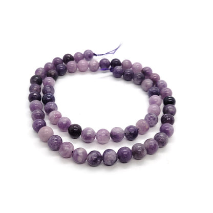 Lepidolite 6mm Round Beads