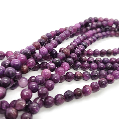 Lepidolite 6mm Round Beads