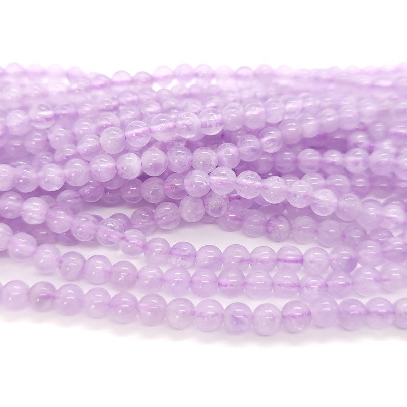 Light Amethyst (Lavender Amethyst) 4mm Beads