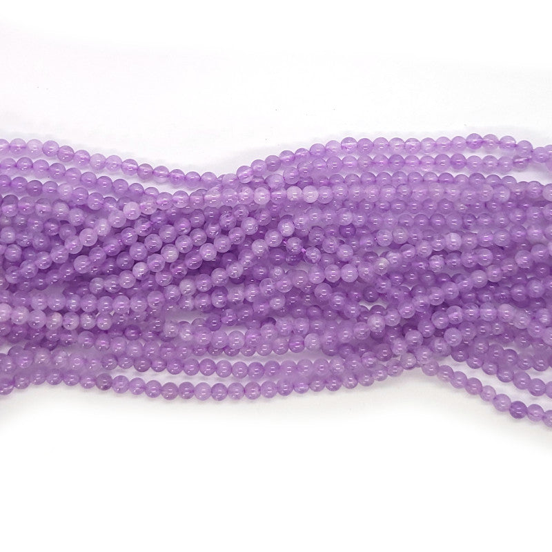 Light Amethyst (Lavender Amethyst) 4mm Beads