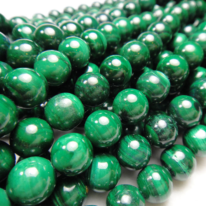 Malachite 8mm Round Beads