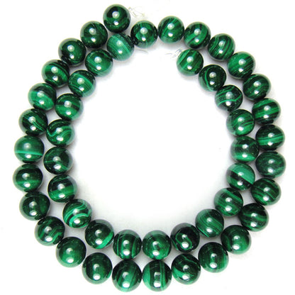 Malachite 8mm Round Beads