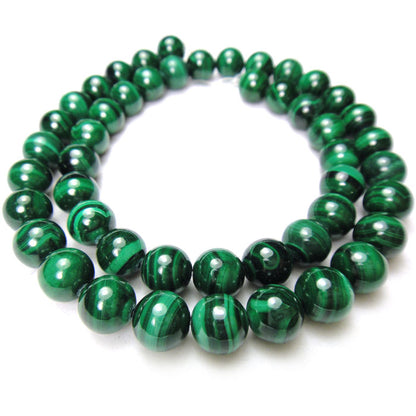 Malachite 8mm Round Beads