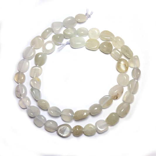 Moonstone 6x8mm Nugget Beads 