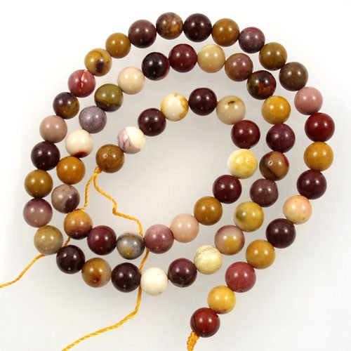 Mookaite 6mm round beads