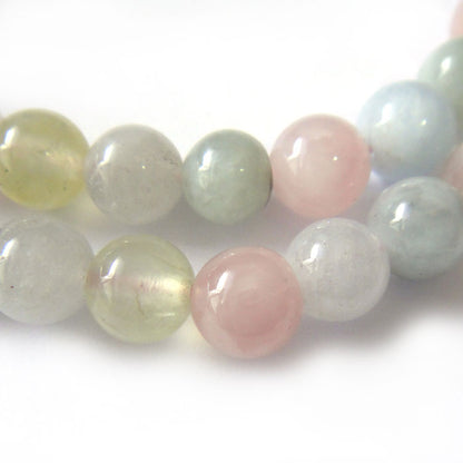 Morganite 6mm Round Beads