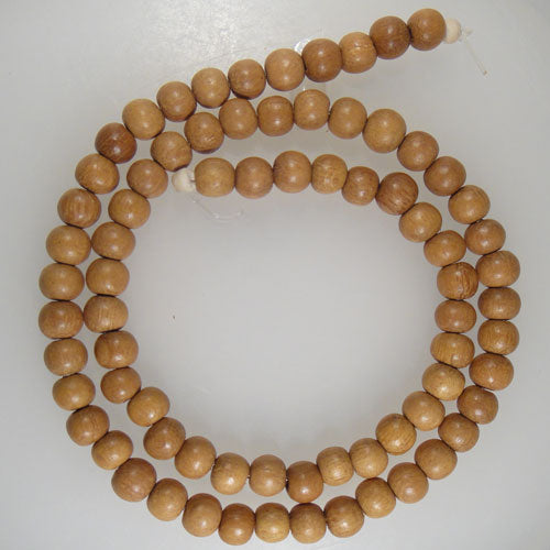 Nangka 6mm Round Wood Beads