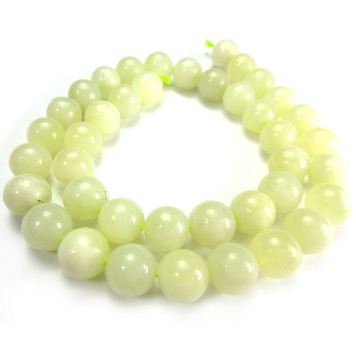 New Jade 10mm Round Beads