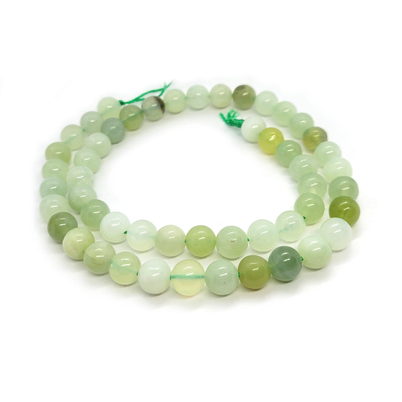 New Jade 8mm Round Beads