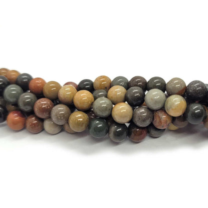 Ocean Jasper 4mm Round Beads 