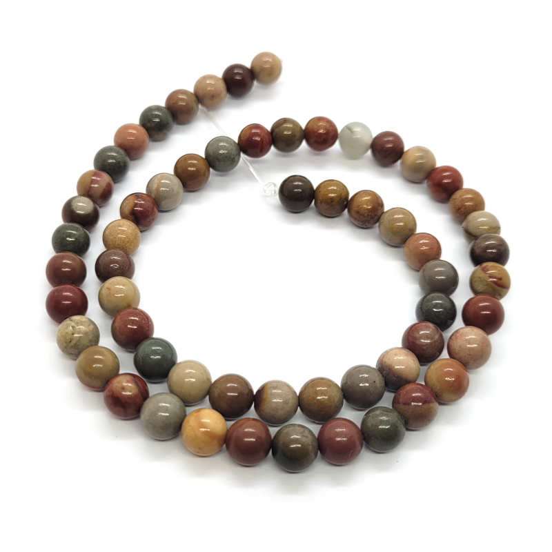 Ocean Jasper 6mm Round Beads