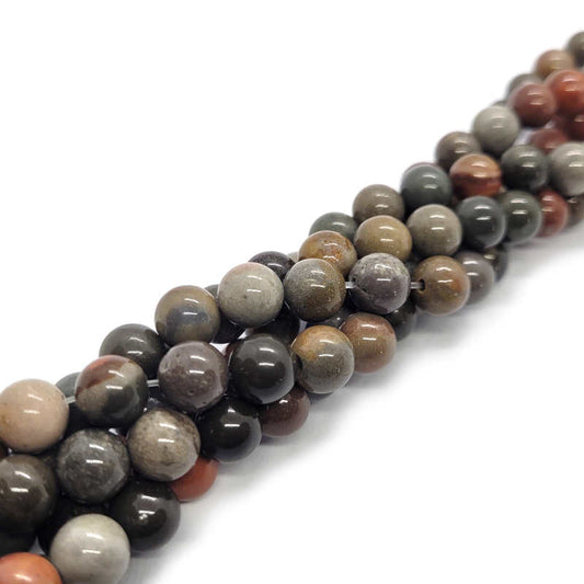 Ocean Jasper 8mm Round Beads