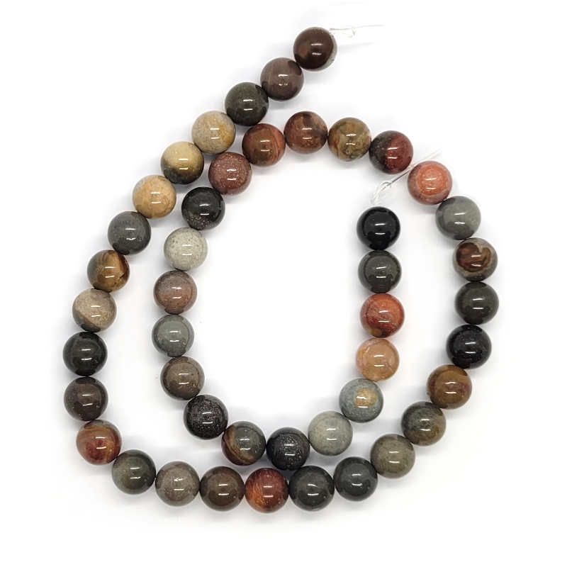 Ocean Jasper 8mm Round Beads