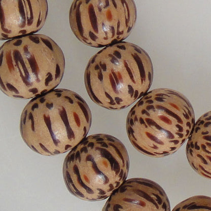 Palmwood 8mm Round Wood Beads