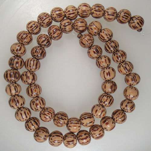 Palmwood 8mm Round Wood Beads