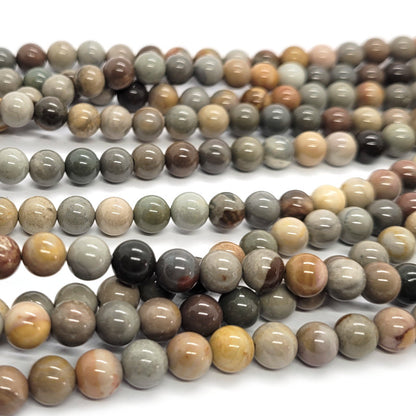 Picasso Jasper 6mm Round Beads