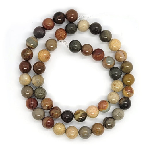 Picasso Jasper 8mm Round Beads