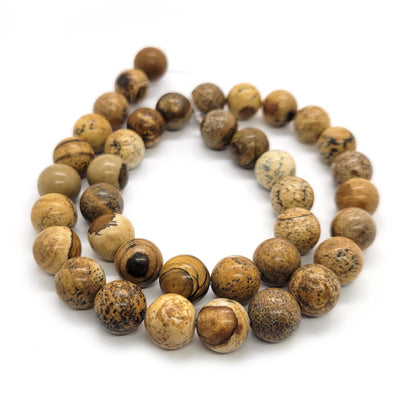 Picture Jasper 10mm Round Beads