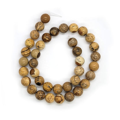 Picture Jasper 10mm Round Beads