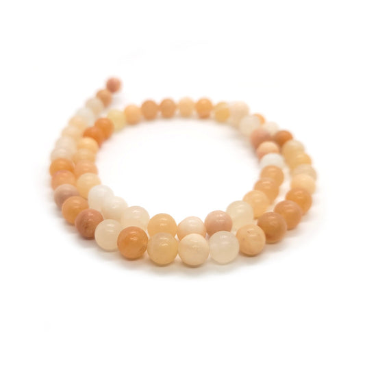 Pink Aventurine 6mm Round Beads