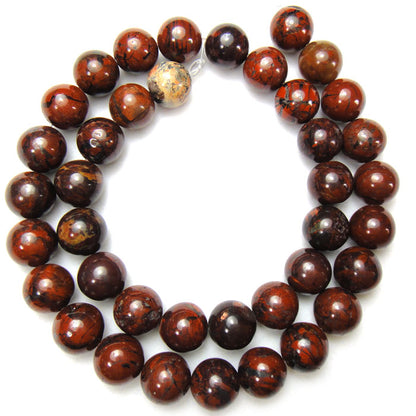 Poppy Jasper 10mm Round Beads 