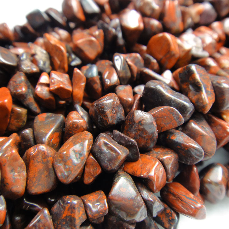 Poppy Jasper Chip Beads