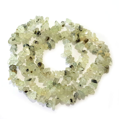 Prehnite Chip Beads