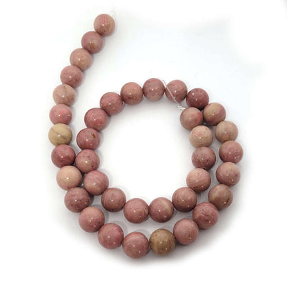 Rhodonite 10mm Round Beads